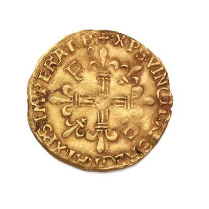 null ENGLISH 1st (1515 - 1547)

Gold shield in the sun, fifth type. Bourges.

D....