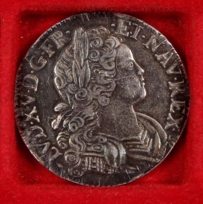 null LOUIS XV (1715 - 1774). Ecu de Navarre. 1719. Rouen

Légères traces sur la tranche.

D....