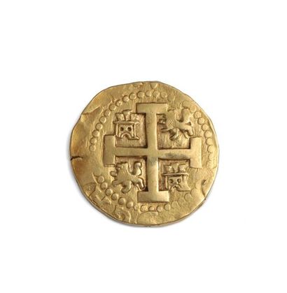 null PERU: Philippe V (1700-1746).

8 gold escudos. 1719. Lima.

Fr.7.

Very nice...