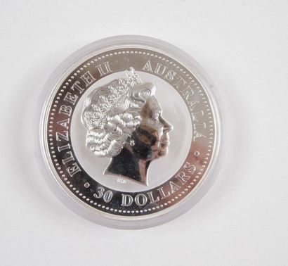 null AUSTRALIA. Elizabeth II.

30 Dollars "Dragon" 2000. Silver 999‰

Proof. 

Diam:...