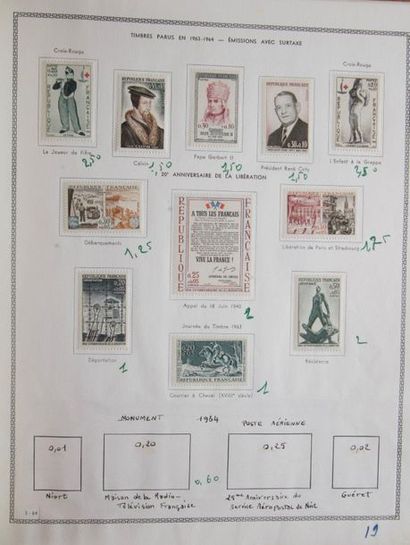 null [STAMPS] FRANCE & COLONIES

A set of France in an album including the Catalogue...