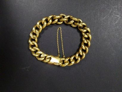null Bracelet gold bracelet (18K). Weight: 13.5 g