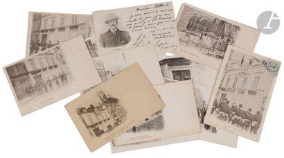 null [FORT CHABROL] 
Ensemble de 18 cartes postales sur le siège de Jules Guérin,...