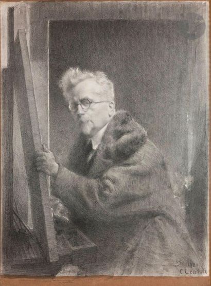null Charles Léandre (1862-1934)
Autoportrait. 1920. Lithographie. À vue : 550 x 740....