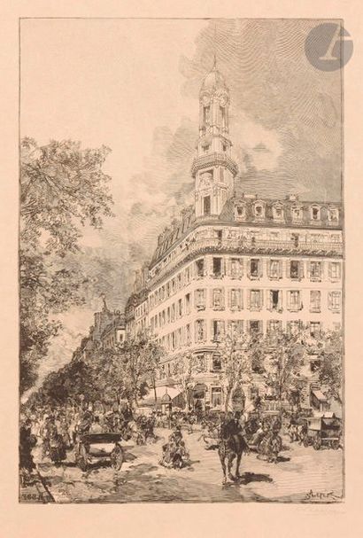 null Auguste Lepère (1849-1918)
Hôtel de la compagnie La New York, boulevard des...
