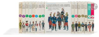 null Liliane et Fred FUNCKEN 
Ensemble de 16 volumes sur les uniformes des temps...