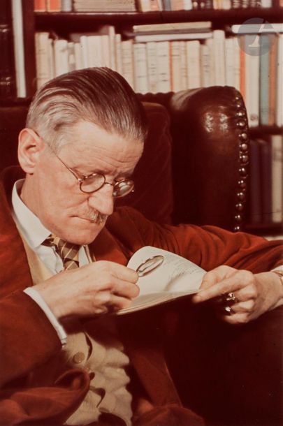 null Gisèle Freund (1908-2000)
James Joyce. Paris, 1939.
Épreuve chromogénique sur...