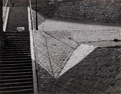 null Brassaï (Gyula Halász, dit) (1899-1984)Staircase at Montmartre, c. 1932-1933....