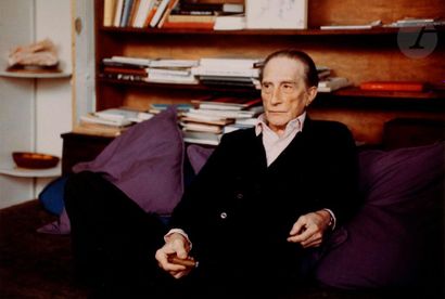 null Gisèle Freund (1908-2000)Marcel Duchamp. Neuilly-sur-Seine, 1966. 
Chromogenic...