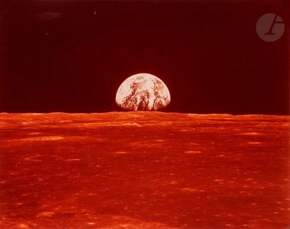 null NASA
Apollo 11, juillet 1969.
Lever de Terre.
Épreuve chromogénique d’époque...