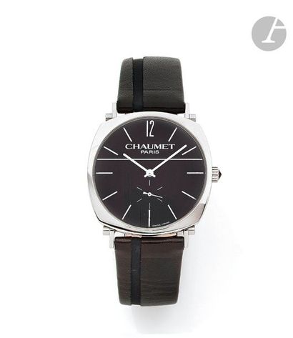 null CHAUMET Dandy. circa 2010N° 1228 -
1821Men's stainless steel
wristwatch,
black...