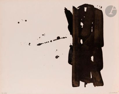 null Pierre Soulages (b. 1919
)Lithograph
No. 19, 1969Colour
lithograph
.
Proof on...