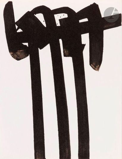 null Pierre Soulages (b. 1919
)Lithograph
No. 28,

1970Two-tone

lithograph.

 
Proof...