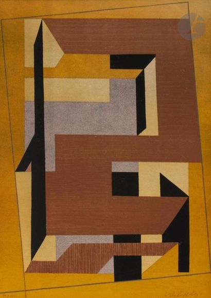 null Victor Vasarely (1906-1997)
CompositionColour
lithograph after a canvas.

Proof...