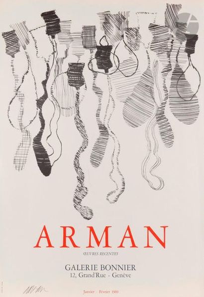null Arman (Armand Fernandez, dit) (1928-2005)
Armand, œuvres récentes. Affiche pour...