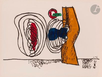 null Le Corbusier (Charles-Édouard Jeanneret, dit) (1887-1965
)
Les Huit,

1963-1974Colour

lithograph

(based...