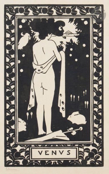 null Jean-Émile Laboureur (1877-1943)
Vénus. 1906. Bois gravé. 154 x 254. Laboureur...