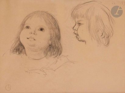 null Georges LACOMBE (1868-1916
)Portrait of Sylvie, the artist's daughter, 1899Lead...