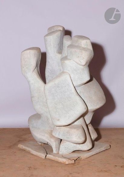 null Roger DESSERPRIT
Composition - Sculpture, 1980
Ciment, terre cuite et âme de...