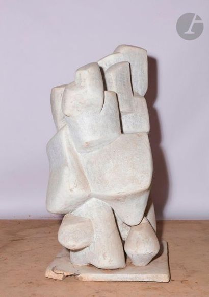 null Roger DESSERPRIT
Composition - Sculpture, 1980
Ciment, terre cuite et âme de...