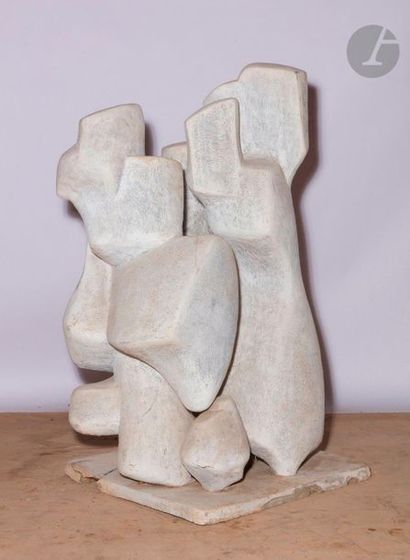 null Roger DESSERPRIT
Composition - Sculpture, 1980
Ciment, terre cuite et âme de...