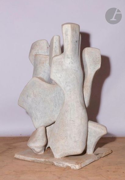 null Roger DESSERPRIT
Composition - Sculpture, 1980
Ciment, terre cuite et âme de...