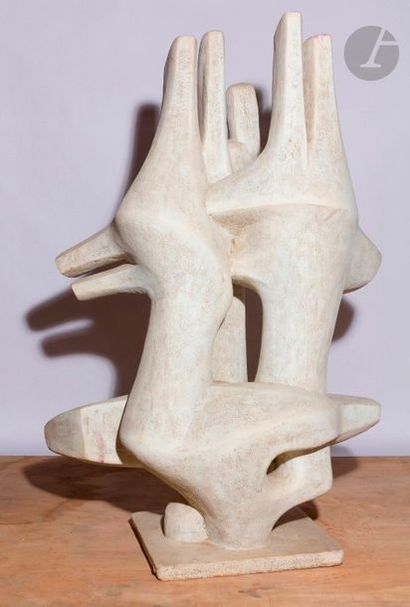 null Roger DESSERPRIT (1923-1985)
Composition au totem - Sculpture, 1981
Ciment,...