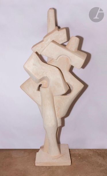 null Roger DESSERPRIT (1923-1985)
Composition - Sculpture, 1981
Ciment, terre cuite...