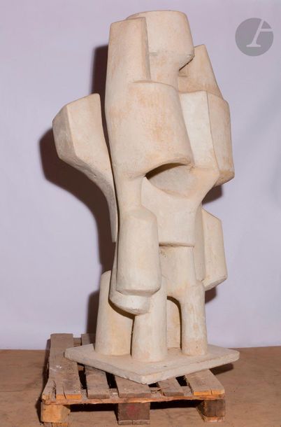 null Roger DESSERPRIT (1923-1985)
Composition - Sculpture, 1981
Ciment, terre cuite...