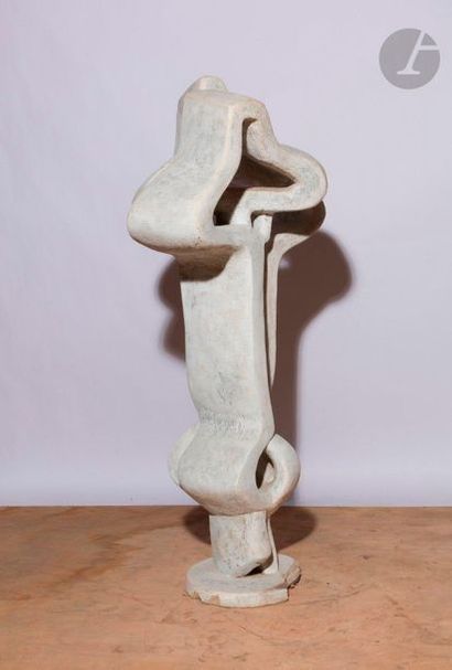 null Roger DESSERPRIT
Composition spatialiste - Sculpture, 1982
Ciment, terre cuite...