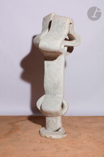 null Roger DESSERPRIT
Composition spatialiste - Sculpture, 1982
Ciment, terre cuite...