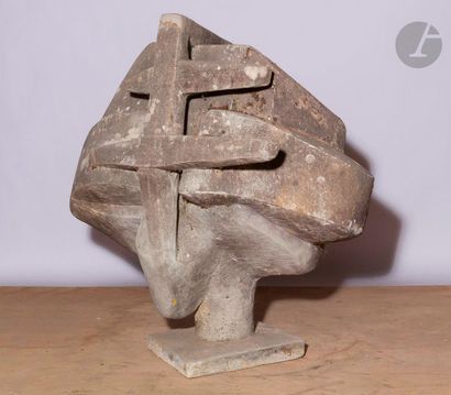 null Roger DESSERPRIT (1923-1985)
Composition - Sculpture, 1989
Ciment, terre cuite...