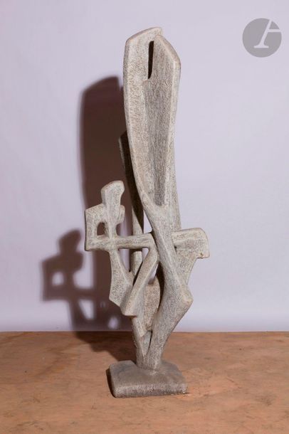 null Roger DESSERPRIT (1923-1985)
Composition - Sculpture, 1960
Ciment, terre cuite...