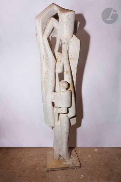 null Roger DESSERPRIT (1923-1985
)Composition - Sculpture
,

1970Cement,

terracotta...