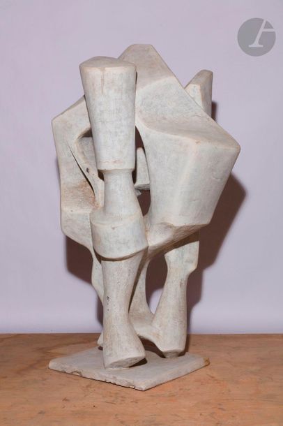null Roger DESSERPRIT (1923-1985)
Composition - Sculpture,1980
Ciment, terre cuite...