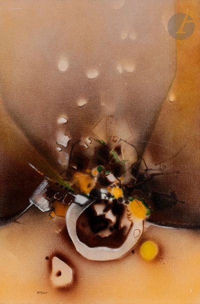 null Bernard BYGODT (1939-2004)
Composition, 1974
Acrylique sur toile.
Signée en...