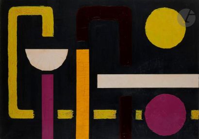 null Josko ETEROVIC [Croatian] (born 1943
)Composition, 1971Oil
on canvas.
Signed...