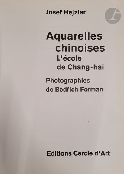 null [CHINE - DIVERS] 
Sept ouvrages :
- Aquarelles chinoises, Éditions Cercle d’Art,...