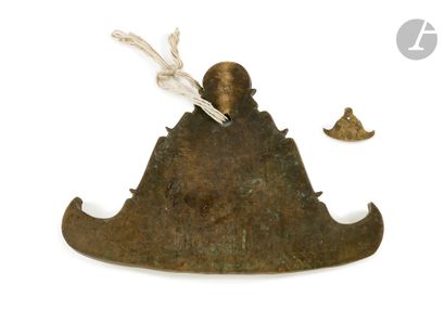 null Deux gongs de type kyeezee, Tibet, XXe siècle
En alliage dit «des sept métaux...
