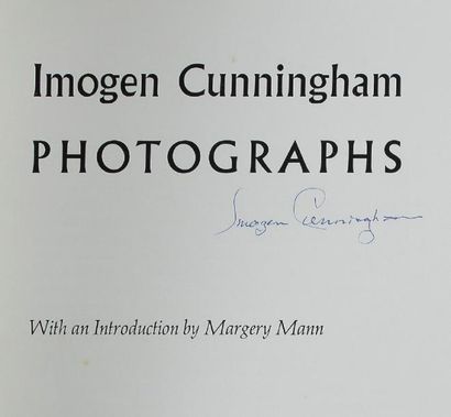 Cunningham, Imogen (1883-1976) Imogen Cunningham: Photographs. University of Washington...