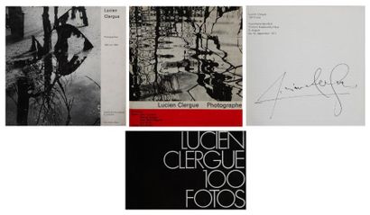 Clergue, Lucien (né en 1934) Ensemble de quatre livres signés: Lucien Clergue 100...
