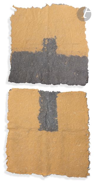 null Anne-Marie MILLIOT (1977-1985
)Composition, circa 1980Dyed
Ambert
paper
- Diptych80
x...