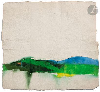 null Anne-Marie MILLIOT (1977-1985
)Landscape in Bellenave,
1981Recycled
paper
and...