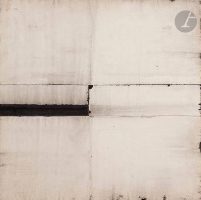null Anne-Marie MILLIOT (1977-1985
)Sea 2, 1977Ink
and paper glued on panel.
Signed...