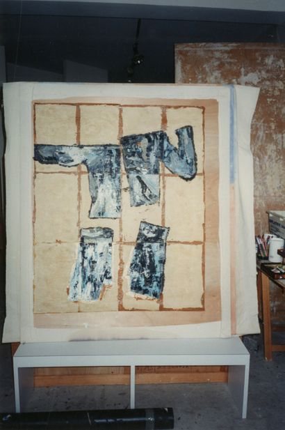 null Anne-Marie MILLIOT (1977-1985)
Composition, 1984
Acrylique sur papier soudé.
Signée...