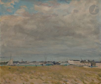 null Willem VAN HASSELT (1882-1963) 
Étel (Morbihan), circa 1950 
Oil on canvas....