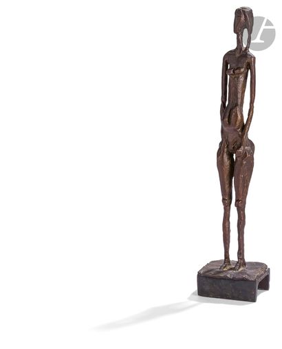 null Osvaldo STIMM [Argentinian] (1923-2014
)Standing nude,
1962Brown patinated bronze
print.

Signed...