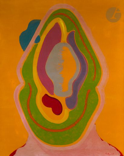 null Claude BELLEGARDE (1927-2019)
Composition, 1971
Huile sur toile.
Signée en bas...