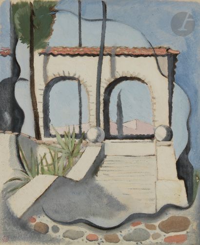 null Georges LEPAPE (1887-1971)
Projets de fresque pour Le Normandie, 1936
2 huiles...