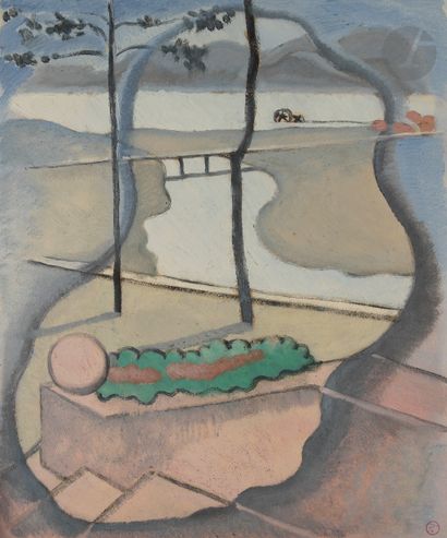 null Georges LEPAPE (1887-1971)
Projets de fresque pour Le Normandie, 1936
2 huiles...